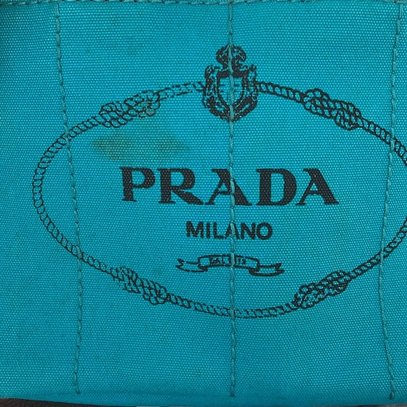 PRADA CANAPA IN A GORGEOUS TEALISH BLUE - Picture 14 of 14